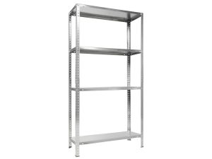 Стеллаж ES 150KD/75Х30/4 (120 кг на стеллаж,  до 30кг. на полку) оцинкованный